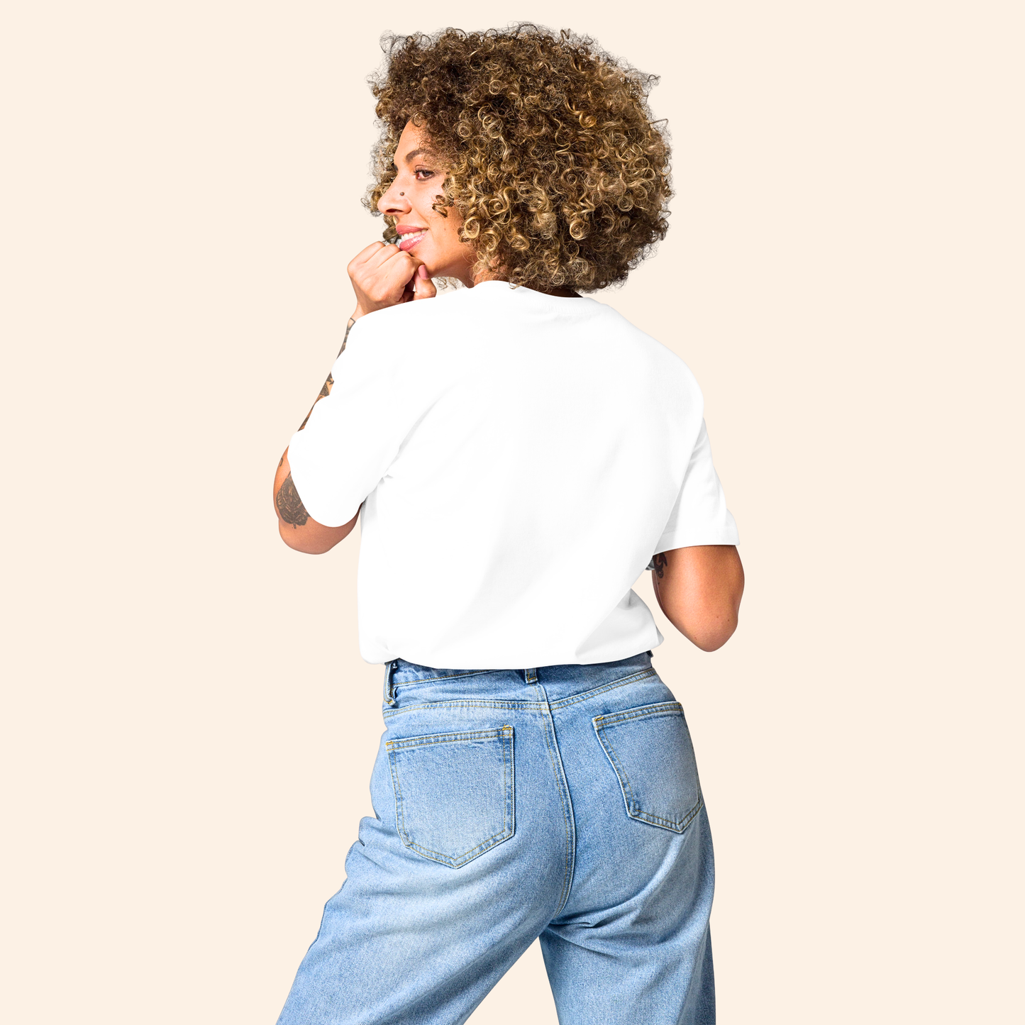 T-shirt en coton bio - je choisis qui je deviens ✨