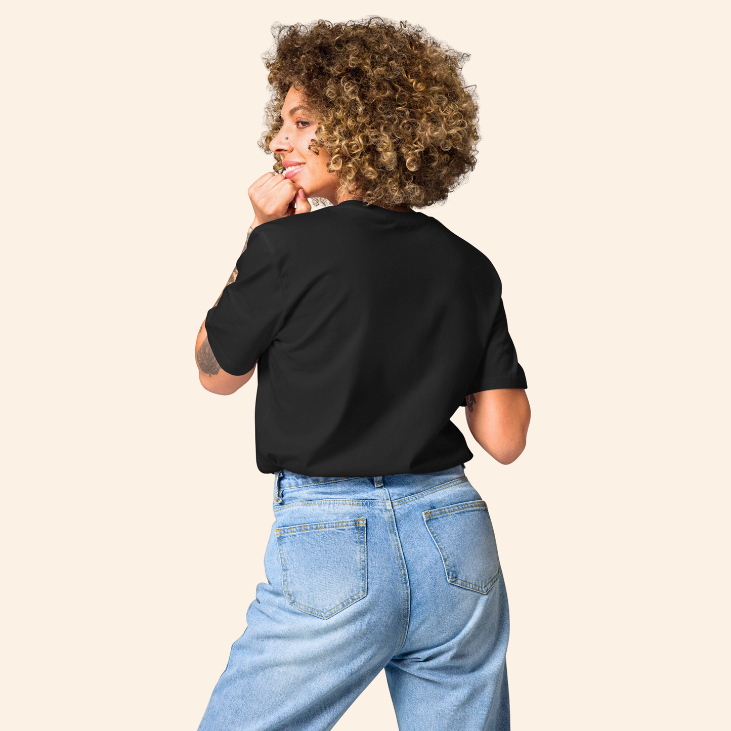 T-shirt en coton bio - je choisis qui je deviens ✨